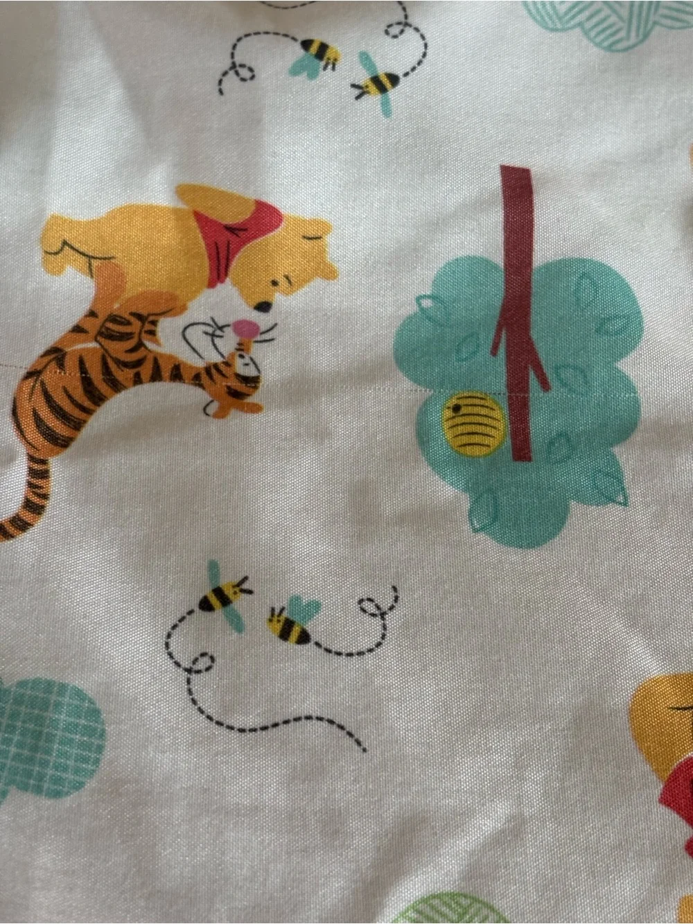Disney Winnie Pooh Collection Fitted Crib Sheet All Over Pooh Tigger Piglet Bees